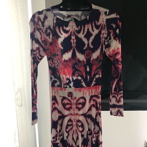 Beautiful and Colorful Long Sleeve Maxi Dress